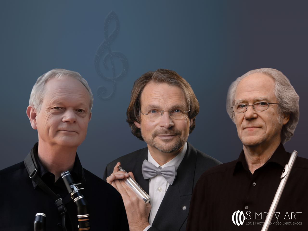 Lyrisch-Virtuose Musik für Flöten, Klarinetten und Mundharmonika
