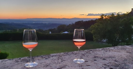 Sundowner im Schloss